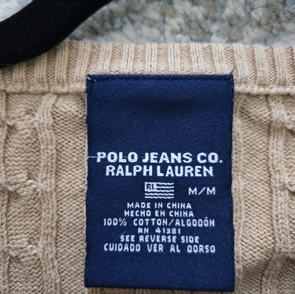 Polo Jeans Co Ralph Lauren Cable Knit Sweater - Picture 5 of 7